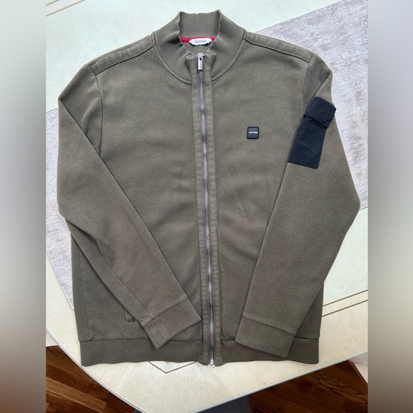 Calvin Klein Men’s Front Zip Sweater - Picture 6 of 16